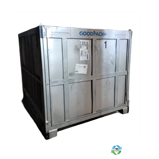 Used 57x45x44 Collapsible Metal Bins Texas Container Exchanger