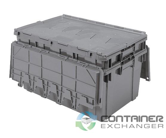 NEW 27x17x12.5 Stack & Nest Totes- Attached Lid In Ohio