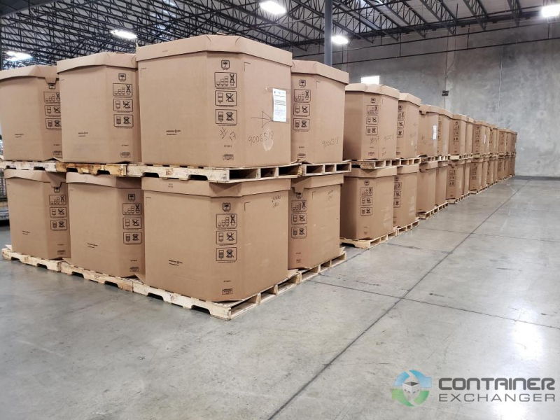 Gaylord Boxes For Sale 5PLY WALL OCTAGON GAYLORD BOX, OPEN BOTTOM